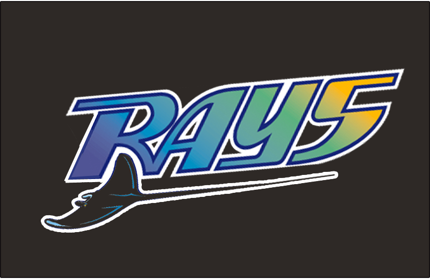 Tampa Bay Devil Rays 1999-2000 Batting Practice Logo fabric transfer
